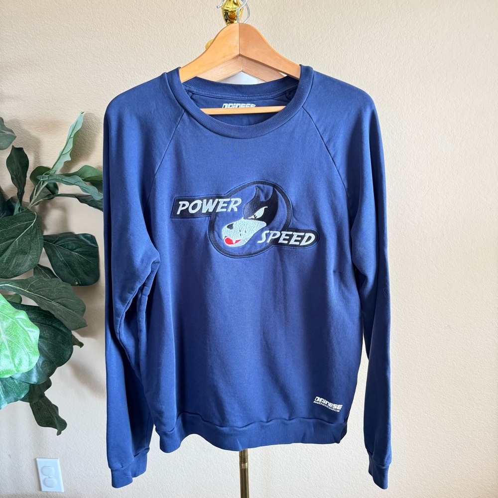Dainese Settantadue Power & Speed Graphic Sweatshirt Small Embroider Dog Racing